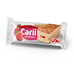 نادی کیک لایه ای کارلی توت فرنگی